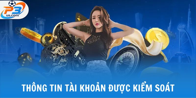 Thông tin tài khoản người dùng được kiểm soát